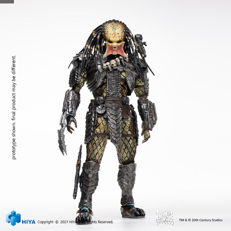 HIYA Exquisite Mini Series 1/18 Scale 5 Inch AVP Unmasked Scar Predator Action Figure