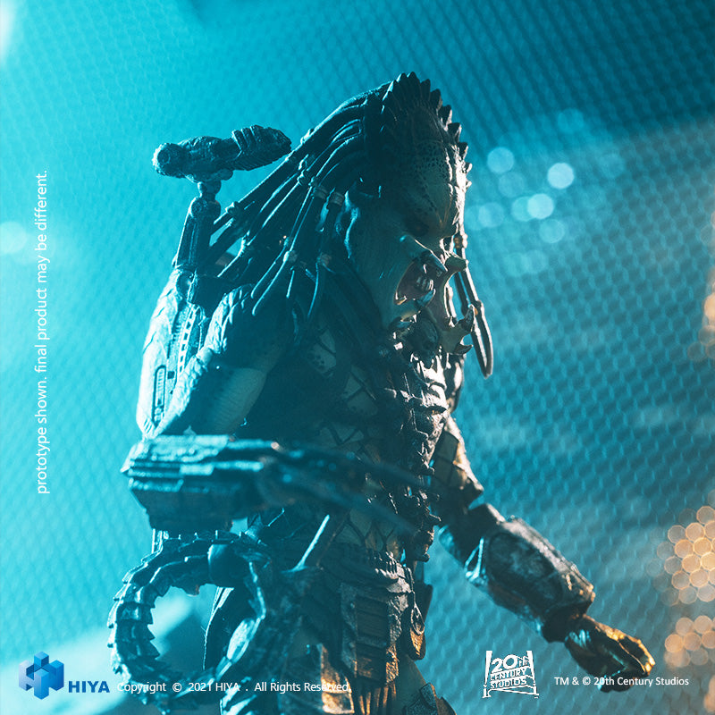 HIYA Exquisite Mini Series 1/18 Scale 5 Inch AVP2 Unmasked Wolf Predator  Action Figure
