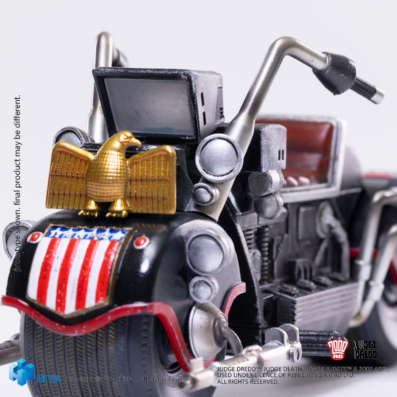 HIYA Exquisite Mini Series 1/18 Scale 4 Inch JUDGE DREDD Judge Dredd & Lawmaster MK Ⅱ Set Action Figure