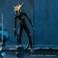 HIYA Exquisite Mini Series 1/18 Scale 5 Inch ALIENS Battle Damage Alien Warrior 2 Pack GameStop Exclusive Action Figure
