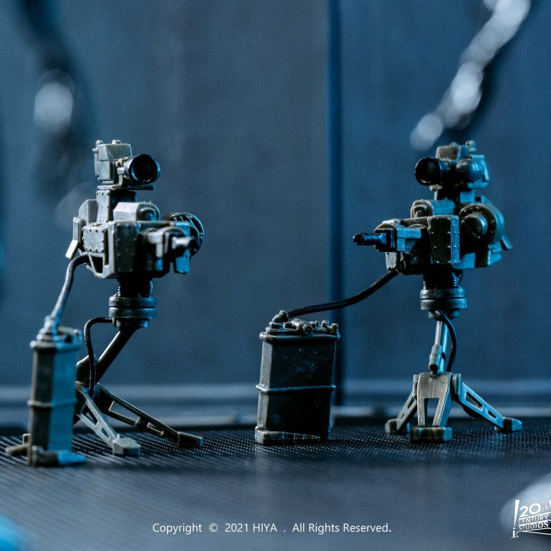 HIYA Exquisite Mini Series 1/18 Scale 5 Inch ALIENS Battle Damage Alien Warrior 2 Pack GameStop Exclusive Action Figure