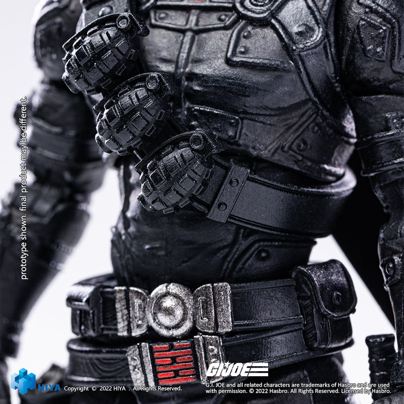 HIYA Exquisite Mini Series 1/18 Scale 4 Inch G.I.Joe Snake Eyes Action Figure