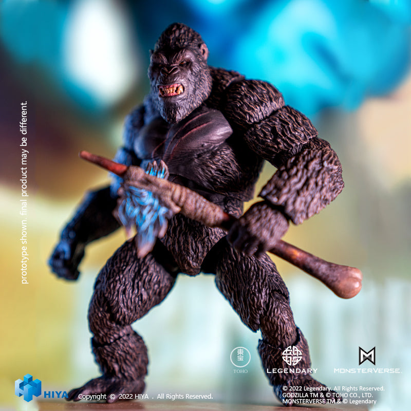 HIYA Exquisite Basic Series None Scale 6 Inch GODZILLA VS KONG Kong Action Figure