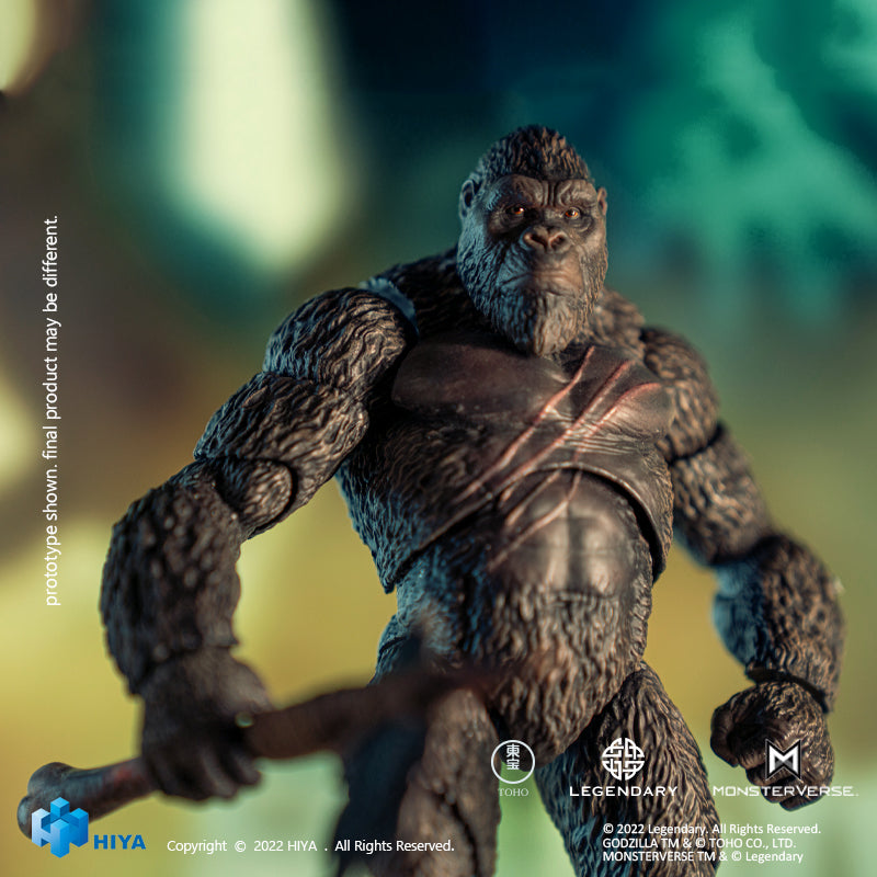 HIYA Exquisite Basic Series None Scale 6 Inch GODZILLA VS KONG Kong Action Figure