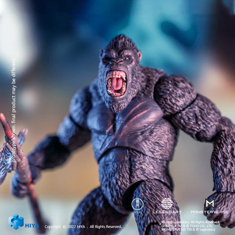 HIYA Exquisite Basic Series None Scale 6 Inch GODZILLA VS KONG Kong Action Figure