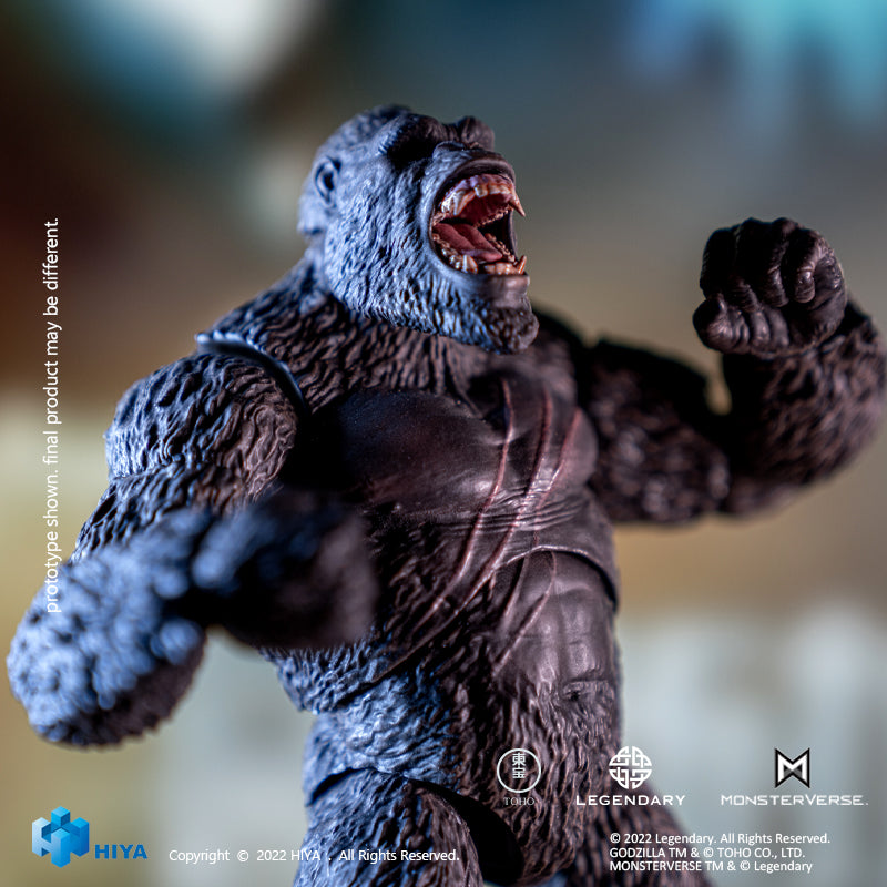 HIYA Exquisite Basic Series None Scale 6 Inch GODZILLA VS KONG Kong Action Figure