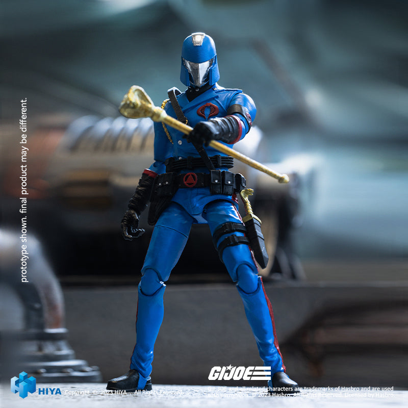 HIYA Exquisite Mini Series 1/18 Scale Inch Cobra Commander Action Figure