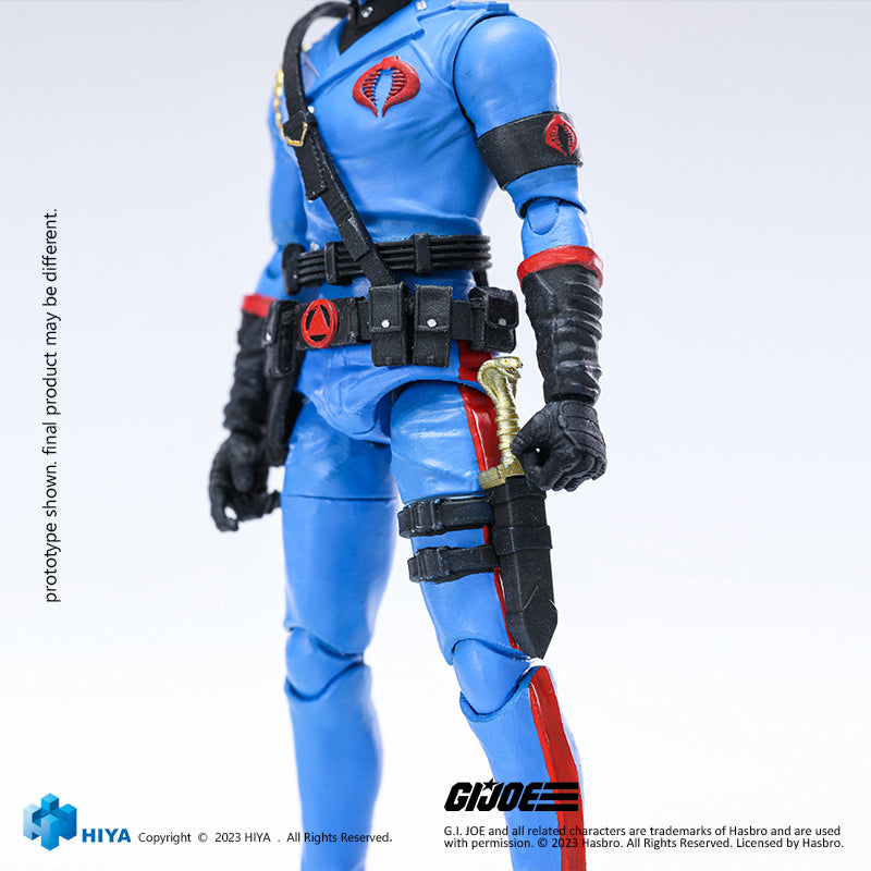 HIYA Exquisite Mini Series 1/18 Scale 4 Inch G.I.Joe Cobra Commander Action Figure