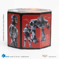 HIYA Exquisite Mini Series 1/18 Scale 4 Inch ED209 VS Robocop BattleDamage 2 Pack SDCC2022 Exclusive
