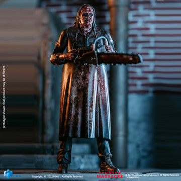 HIYA Exquisite Mini Series 1/18 scale 4 Inch TEXAS CHAINSAW MASSACRE (2022) Leatherface Slaughter Version Action Figure