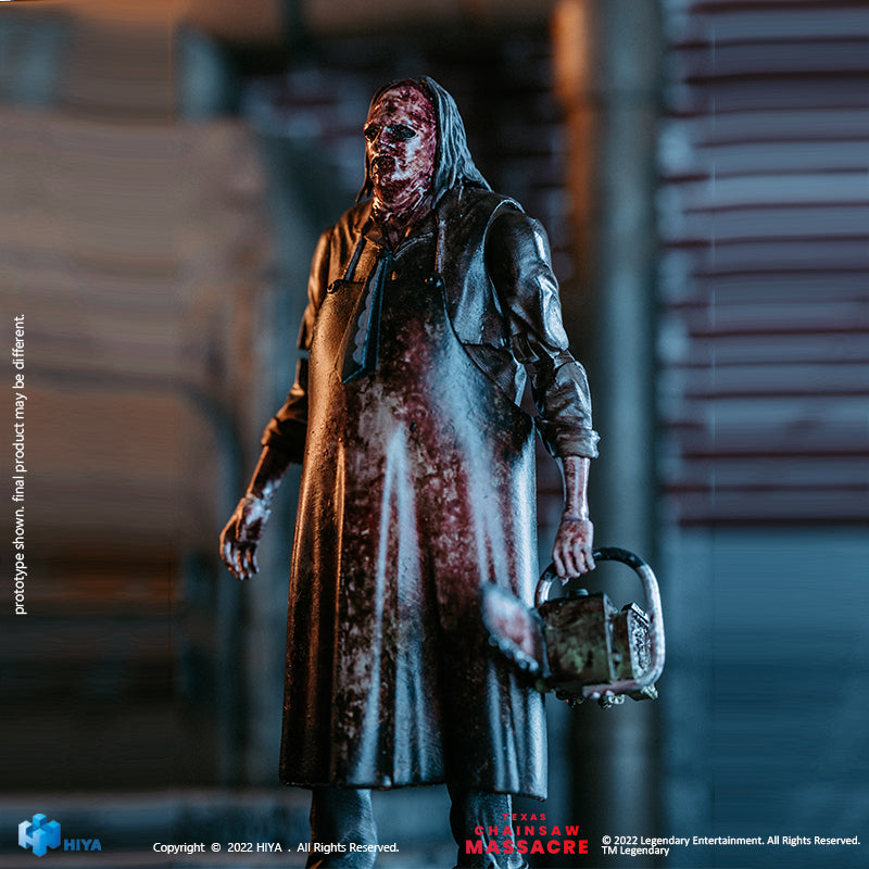 HIYA Exquisite Mini Series 1/18 scale 4 Inch TEXAS CHAINSAW MASSACRE (2022) Leatherface Slaughter Version Action Figure