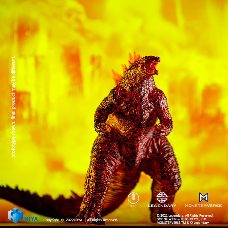 HIYA Stylist Series None Scale 8 Inch Godzilla King of the Monsters Burning Godzilla Exclusive PVC statue