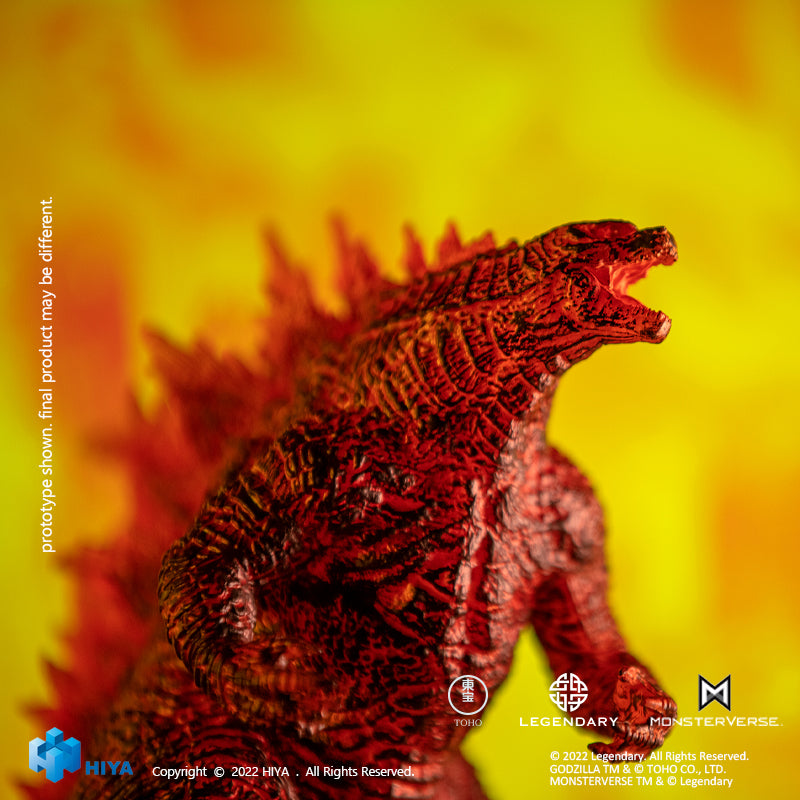 HIYA Stylist Series None Scale 8 Inch Godzilla King of the Monsters Burning Godzilla Exclusive PVC statue