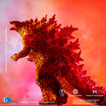 HIYA Stylist Series None Scale 8 Inch Godzilla King of the Monsters Burning Godzilla Exclusive PVC statue