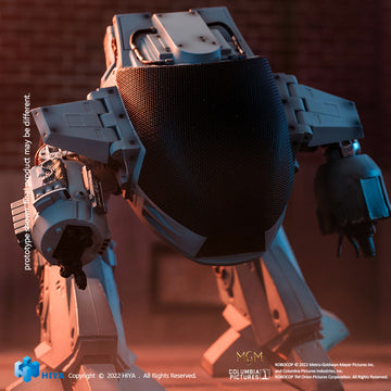 HIYA Exquisite Mini Series 1/18 Scale 4 Inch ROBOCOP 1 - battle damage ED209 With Sound Action Figure