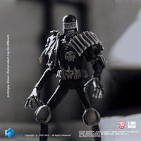 HIYA Exquisite Mini Series 1/18 Scale 4 Inch JUDGE DREDD Black and White Judge Death Action Figure